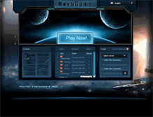 Tablet Screenshot of novagame.org